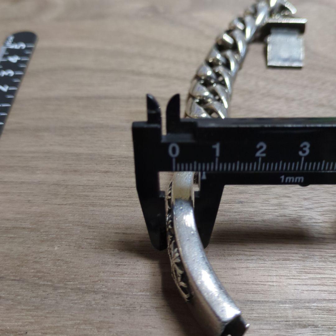 重量級 シルバーブレスレット