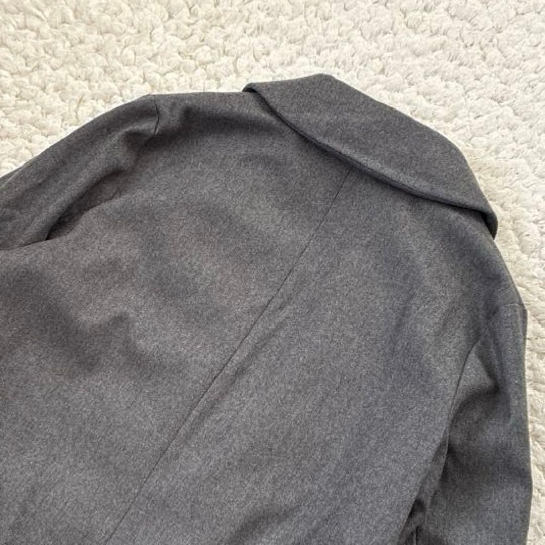 セオリーリュクス チェスターコート ロング 表毛98% /裏ダウン90% L MY