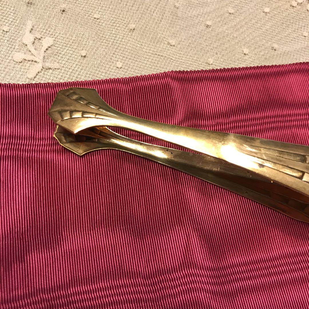 シュガートング 真鍮製 角砂糖掴み フランス19c末 値下げしました
