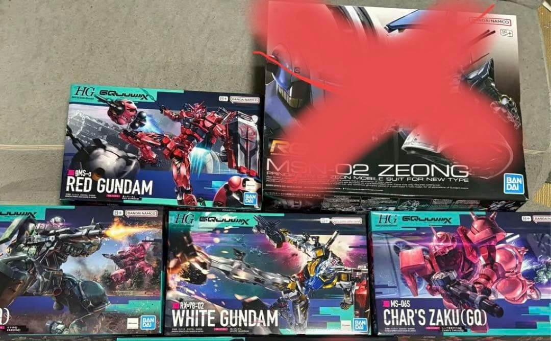 ガンプラまとめ売りセット ユニコーン HGダブルオーOO MG おまけマリーダ