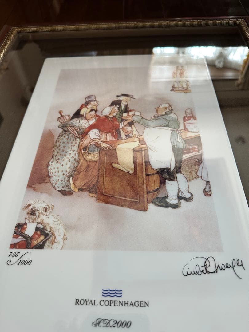 ロイヤルコペンハーゲン＊陶板画＊ リスベート・ツヴェルガー