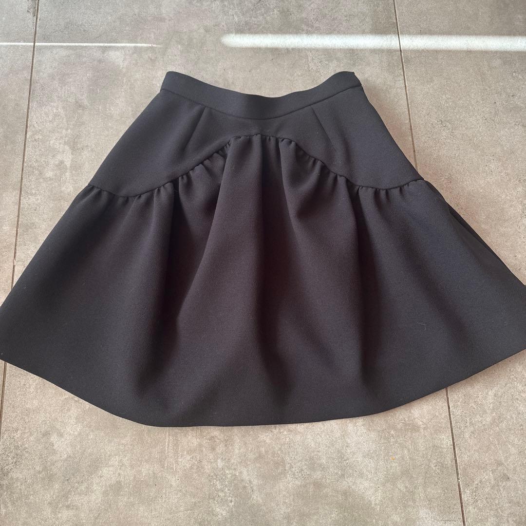 お値下げ⭐︎未使用⭐︎ Pachmanパハマン　フレアスカート ひざ丈38ブラック