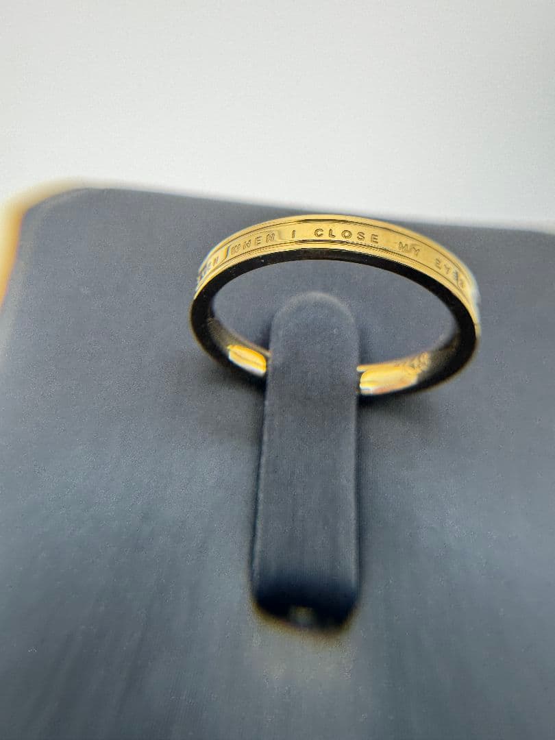 K18ゴールドリング 内径2.6mm 1.73g 11号