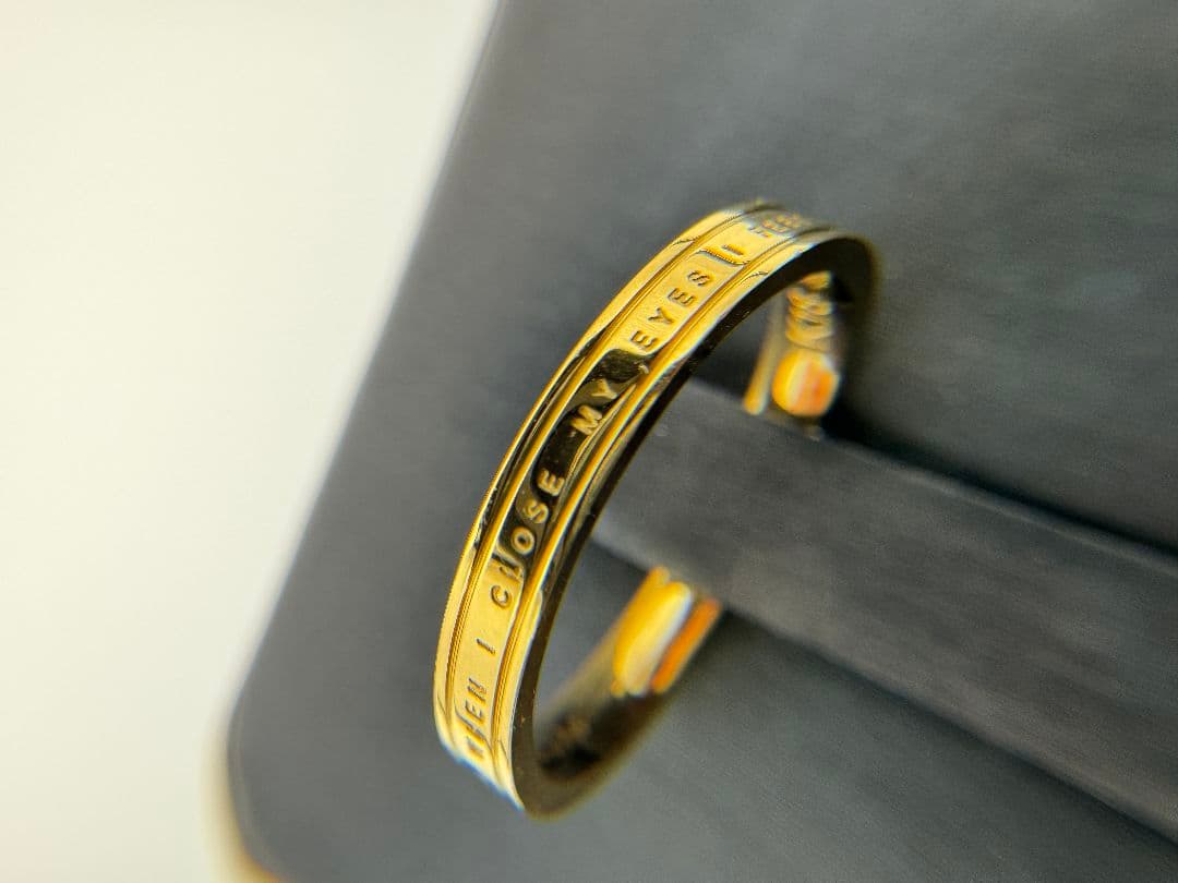 K18ゴールドリング 内径2.6mm 1.73g 11号