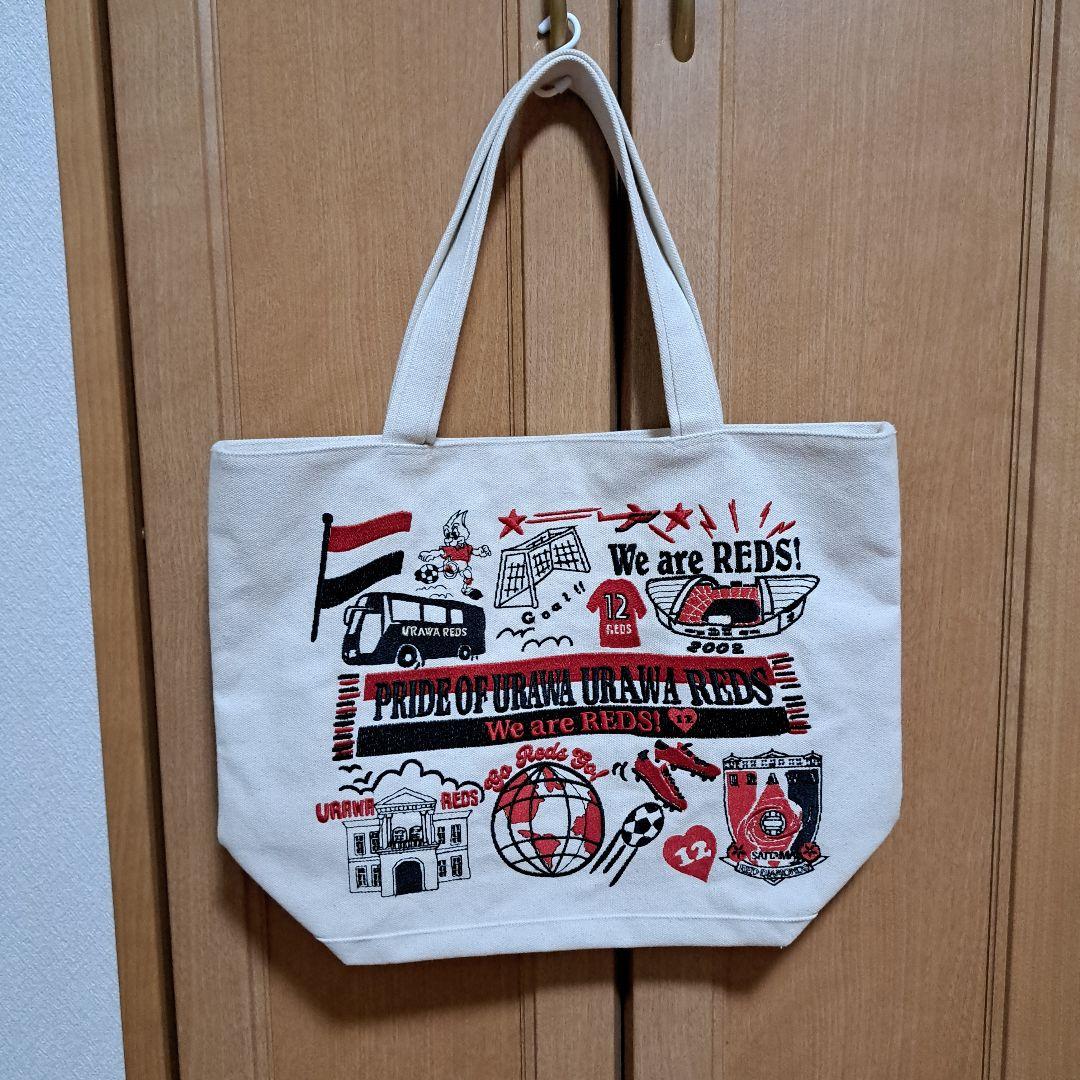 未使用に近い☆REDS刺繍トートバッグ - メルカリ