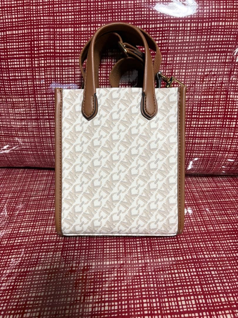 MICHAELKORS GIGI ホワイト シグネチャーロゴ ショルダーバッグ