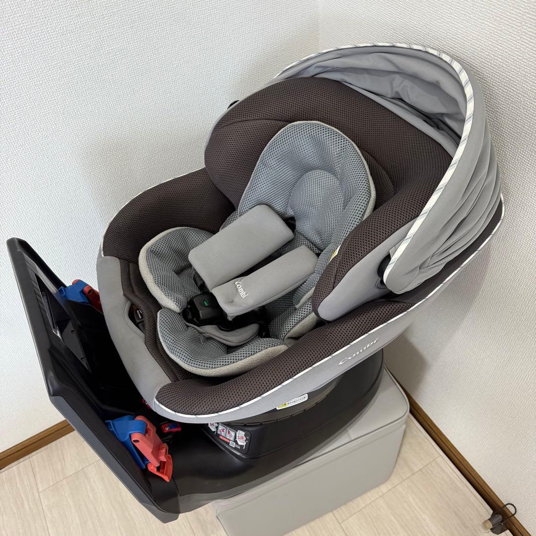 【美品】コンビ クルムーヴスマート JN-550 シートベルト固定