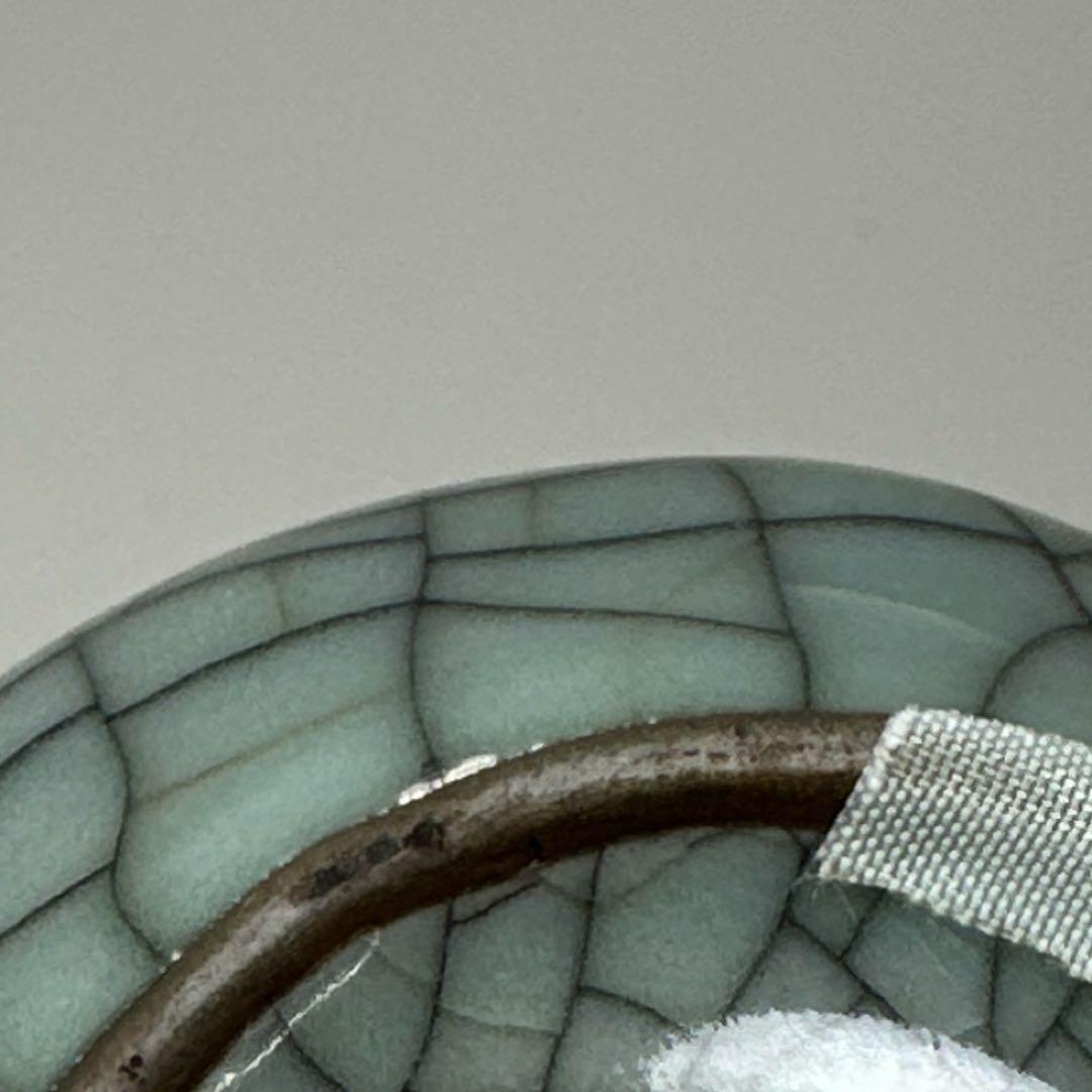 中国 古窯 哥窯水次 高さ13cm タカチ 東な7-0413①