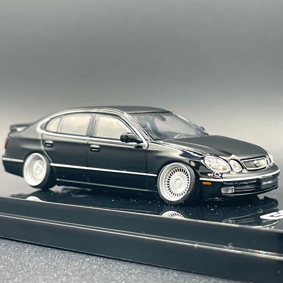 1/64 ホビージャパン レクサス GS430 ミニカー改造vipカー