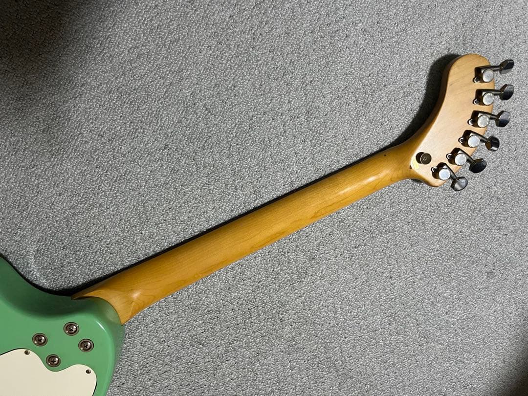 音出ます！ZO-3ミニエレキギター グリーン緑フェルナンデス