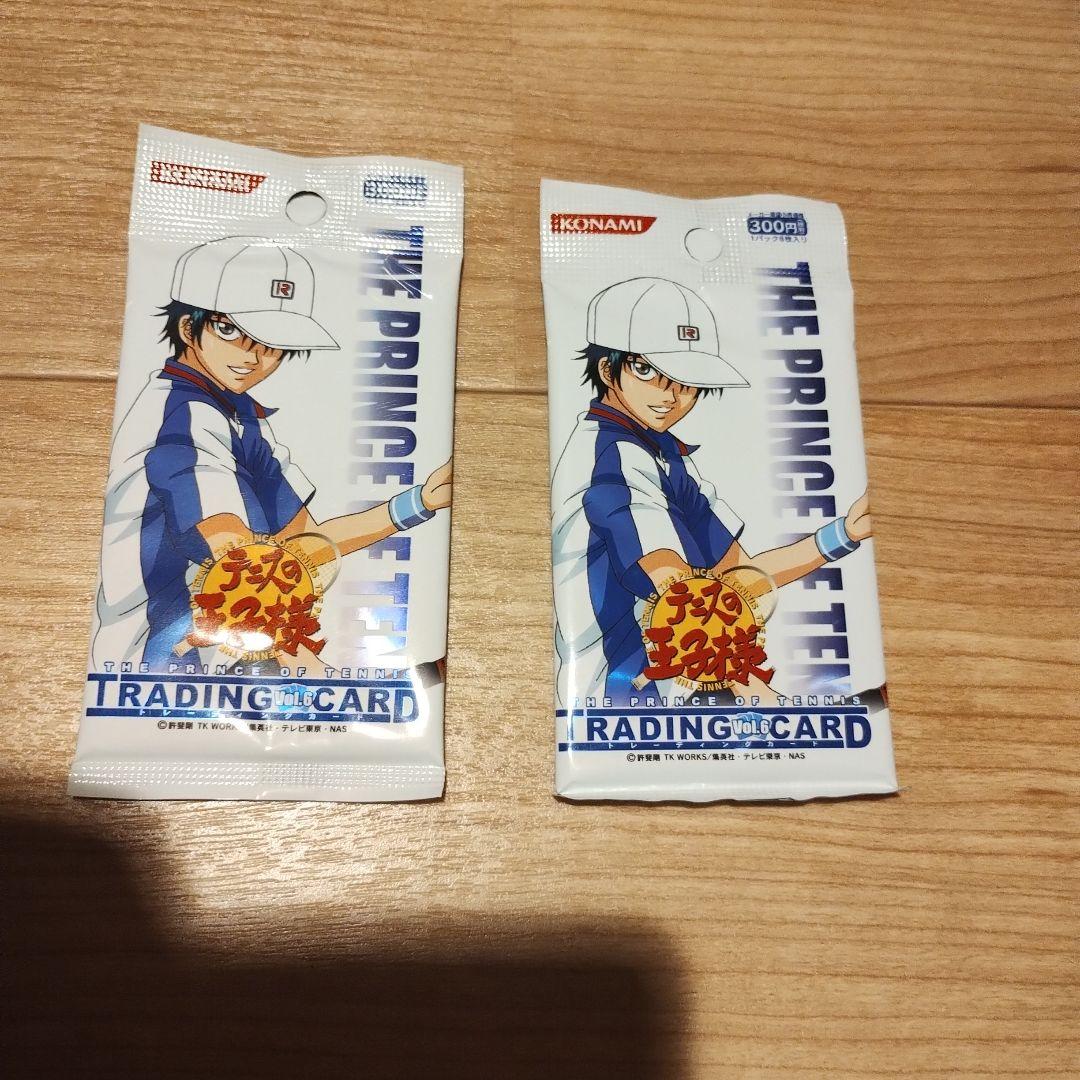 当時物 絶版 未開封 2パック テニスの王子様 トレーディングカード Vol.6