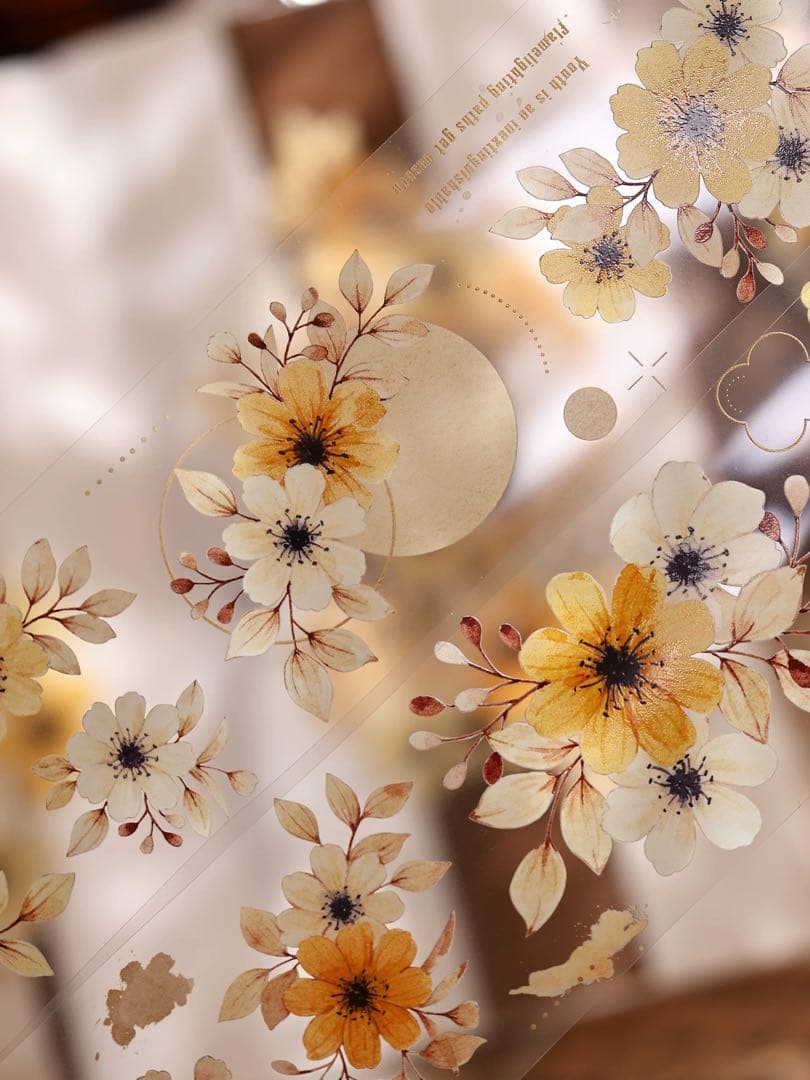 小白家文創《夏日序曲》海外マスキングテープ　マステ 【2519】