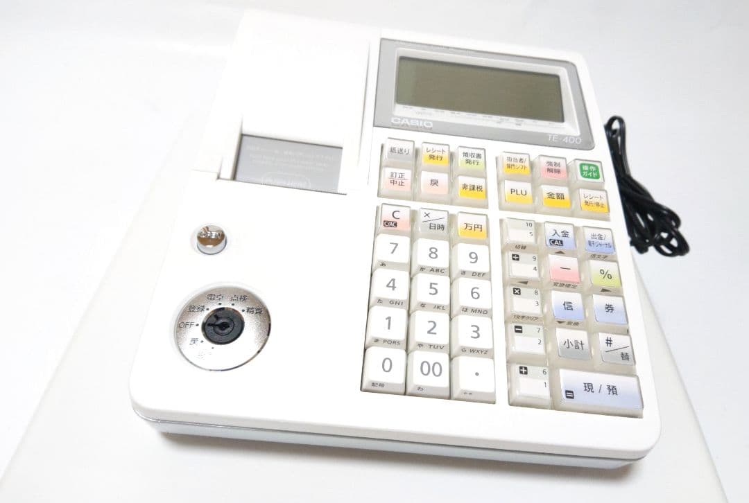 CASIO カシオ 販売 TE-400-WE レジスター