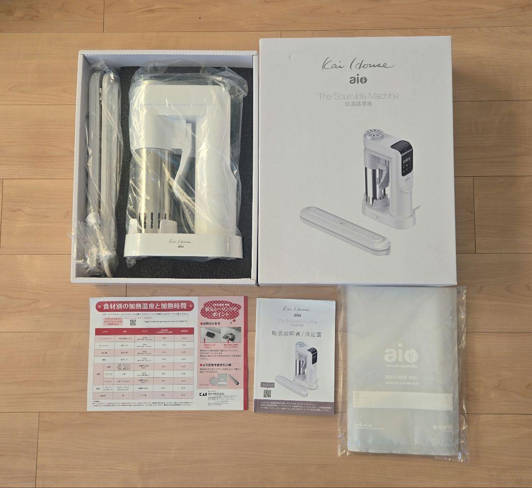 Kai Ichimonji aio 低温調理器 KaiHouse aio The Sousvide Machine 低温調理器をレビュー！クチコミ
