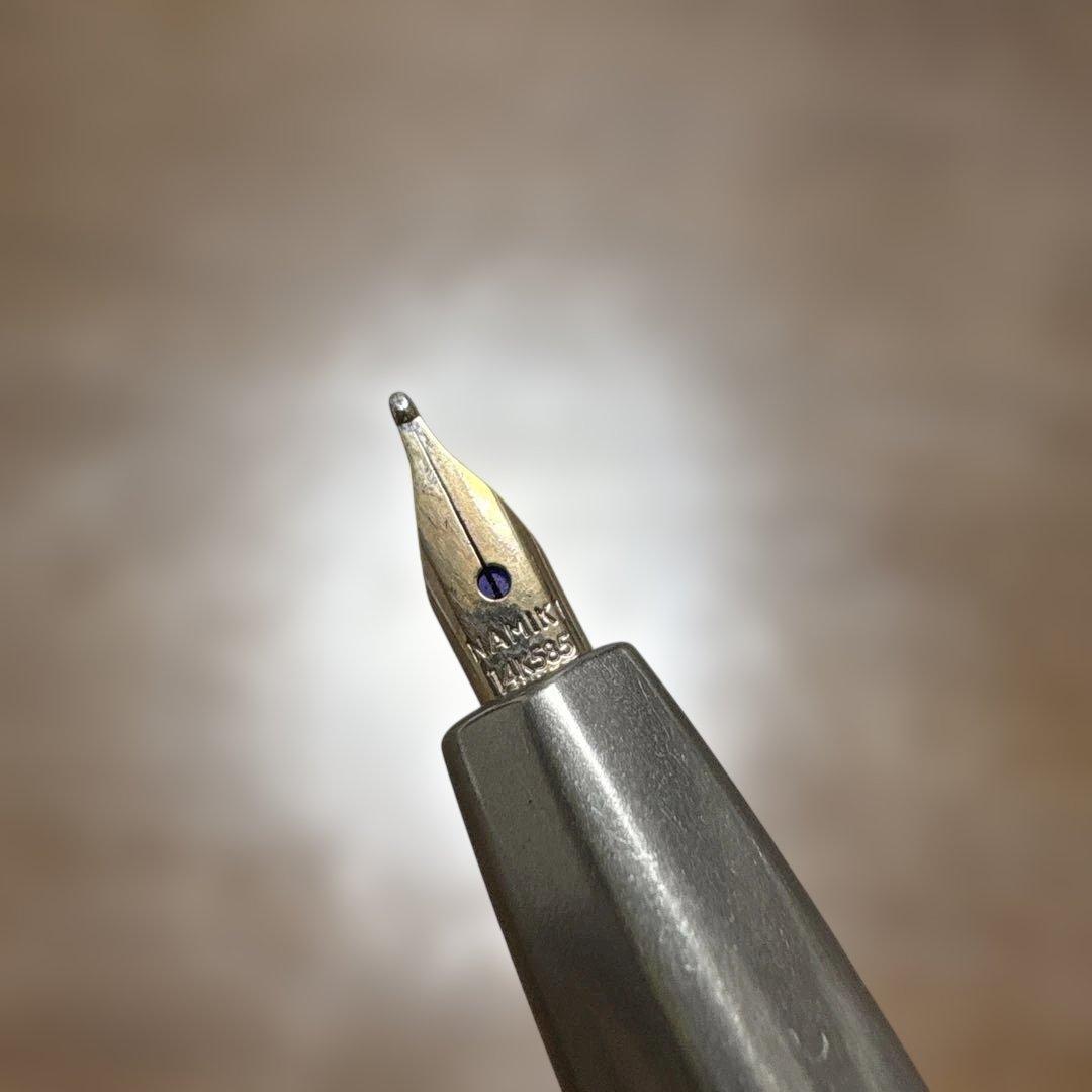 緑色 メタルクリップ 万年筆 NAMIKI PILOT 14k