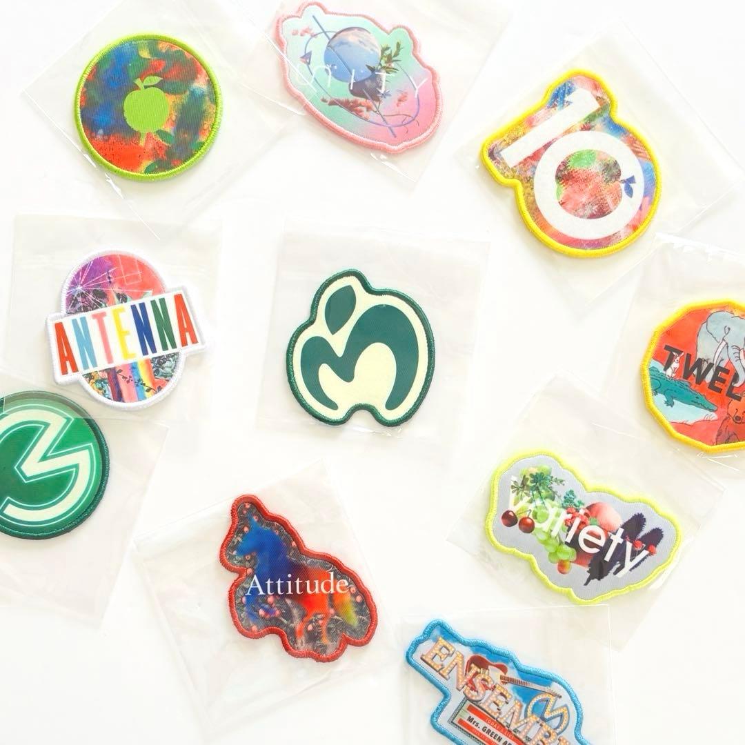 Mrs. GREEN APPLE ミセスグリーンアップル 10 ワッペン10種 - メルカリ