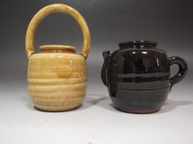 ☆ 不老園 四滴茶入 牙蓋☆y565