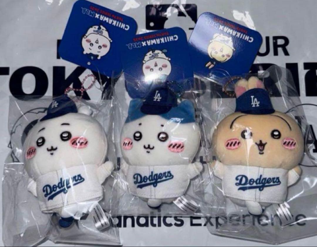 ちいかわ×MLB ドジャース マスコット 3種セット 新品未使用品 - メルカリ