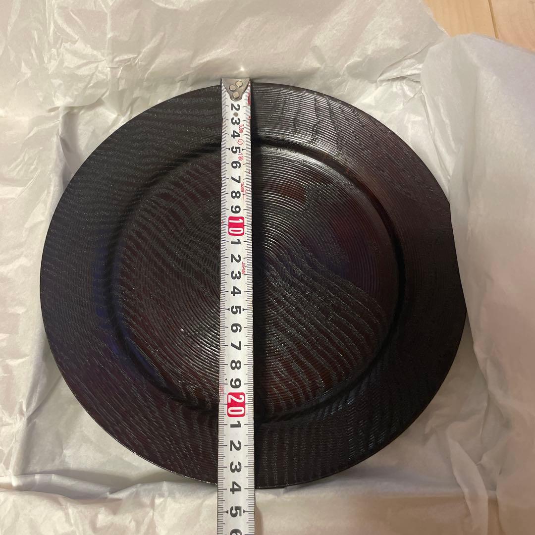 沢栗漆皿　村瀬 治兵衛　新品未使用