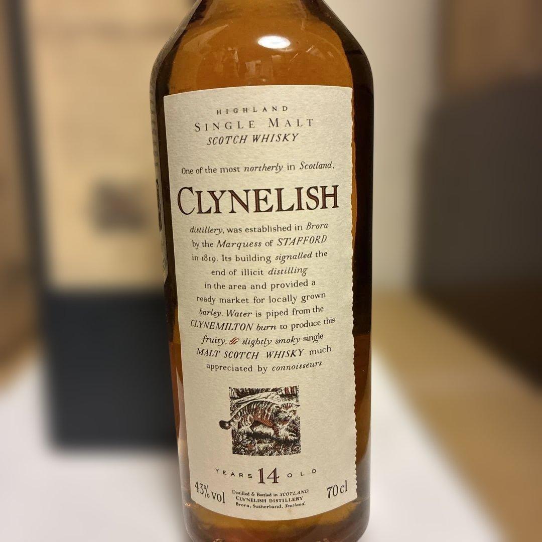 花と動物シリーズ クライヌリッシュ14年 43% 700ml