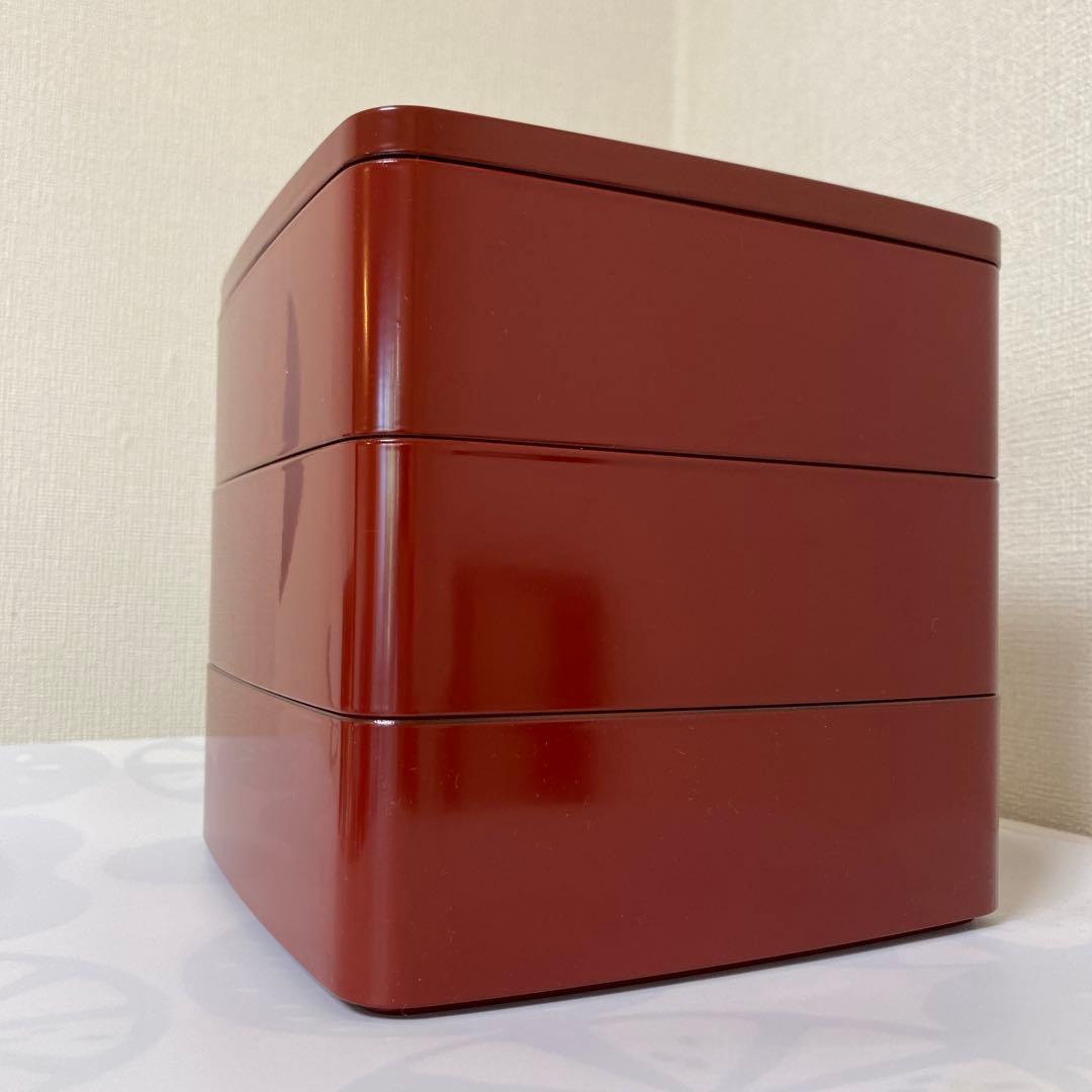 古代朱　重箱　漆器