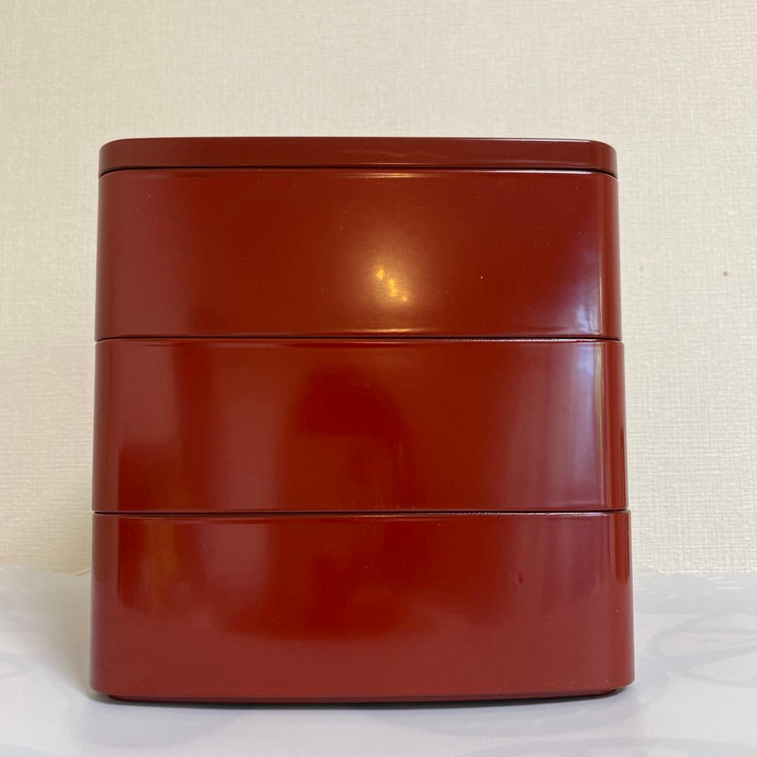 古代朱　重箱　漆器