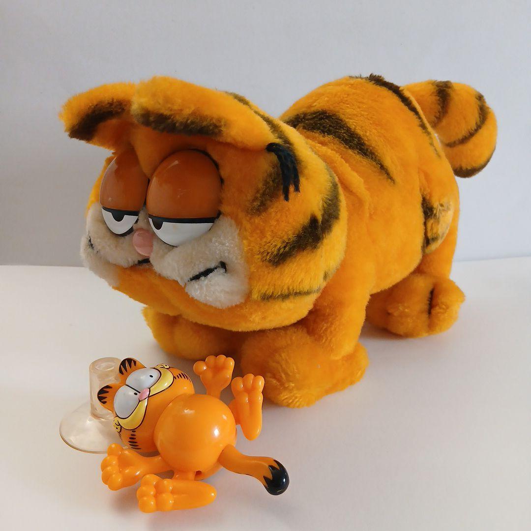 おまけ付き　ガーフィールド　ぬいぐるみ　ヴィンテージ　アメトイ　アメキャラ USED品 ガーフィールド ぬいぐるみ M 3種類 ヴィンテージ品 GARFIELD