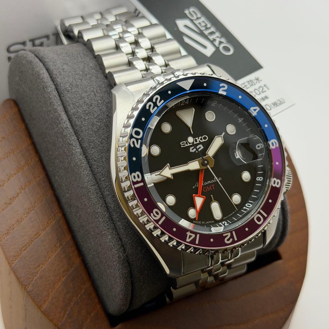 【新品未使用】セイコー　SKX 箱説保　SBSC021 GMT 希少　自動巻
