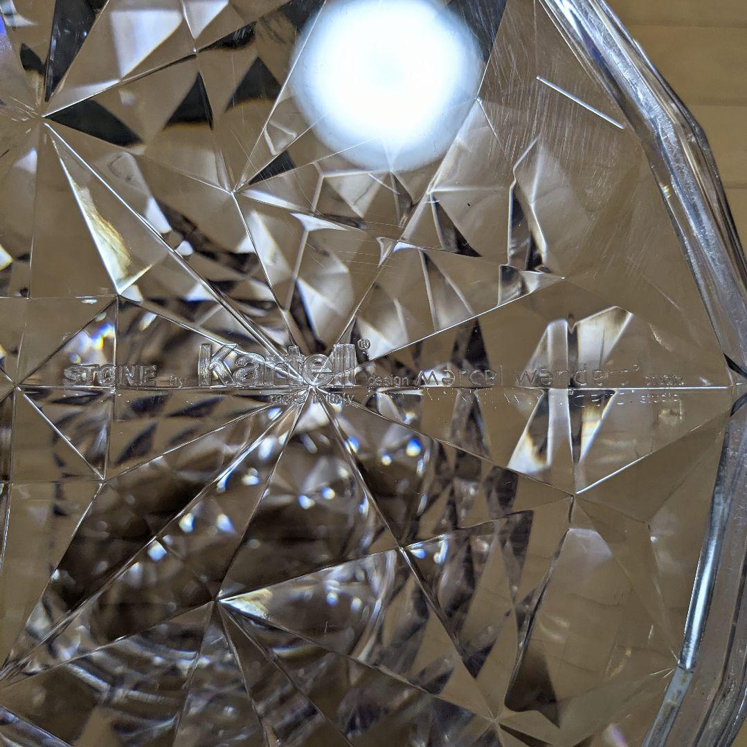 美品 Kartell STONE カルテル ストーン スツール クリスタル ③