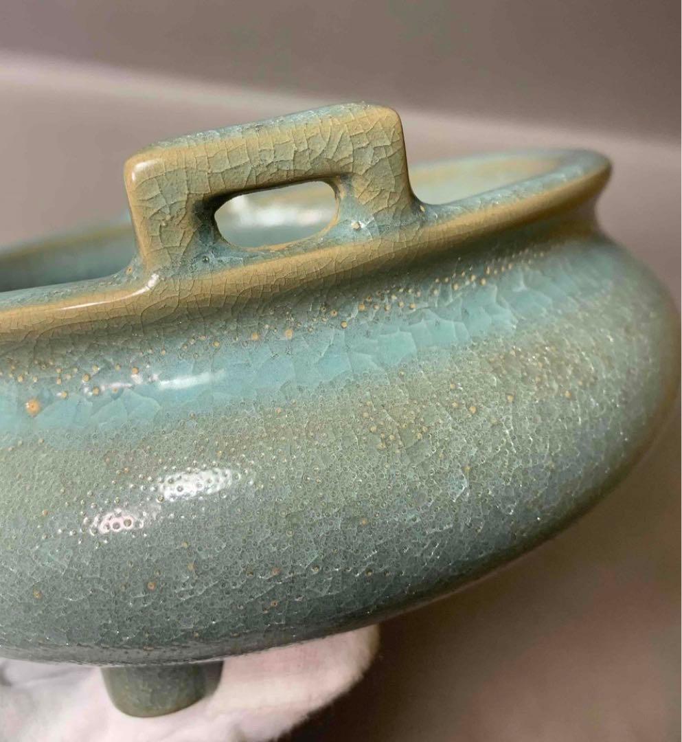 1809 其泉蛍草花文湯呑5客金彩未使用