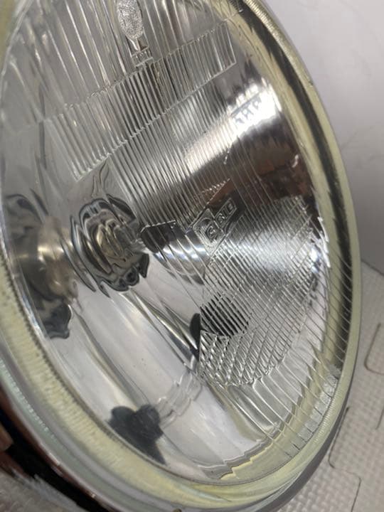 当時物シビエ180π凹みヘッドライトASSY/検索CIBIEへこみマーシャル