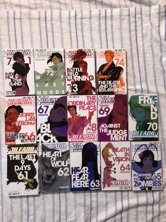 BLEACH 高品質 全巻セット 平*様 ブリーチ 全巻セット 74巻セット