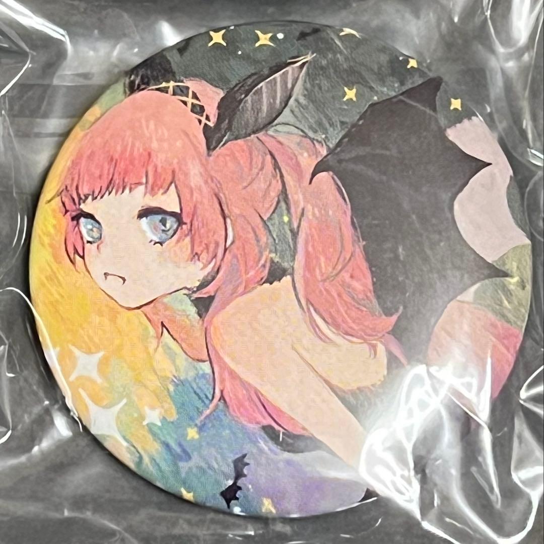 巡音ルカ 缶バッジ 1点 Trick or Miku ピアプロ パッケージ付き