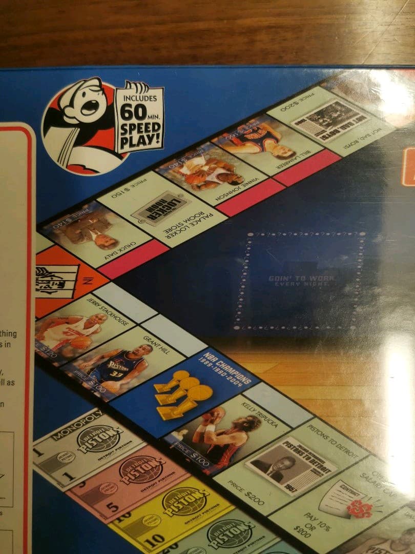 激レア　日本未発売　モノポリー　NBA ピストンズ　コレクターズエディション