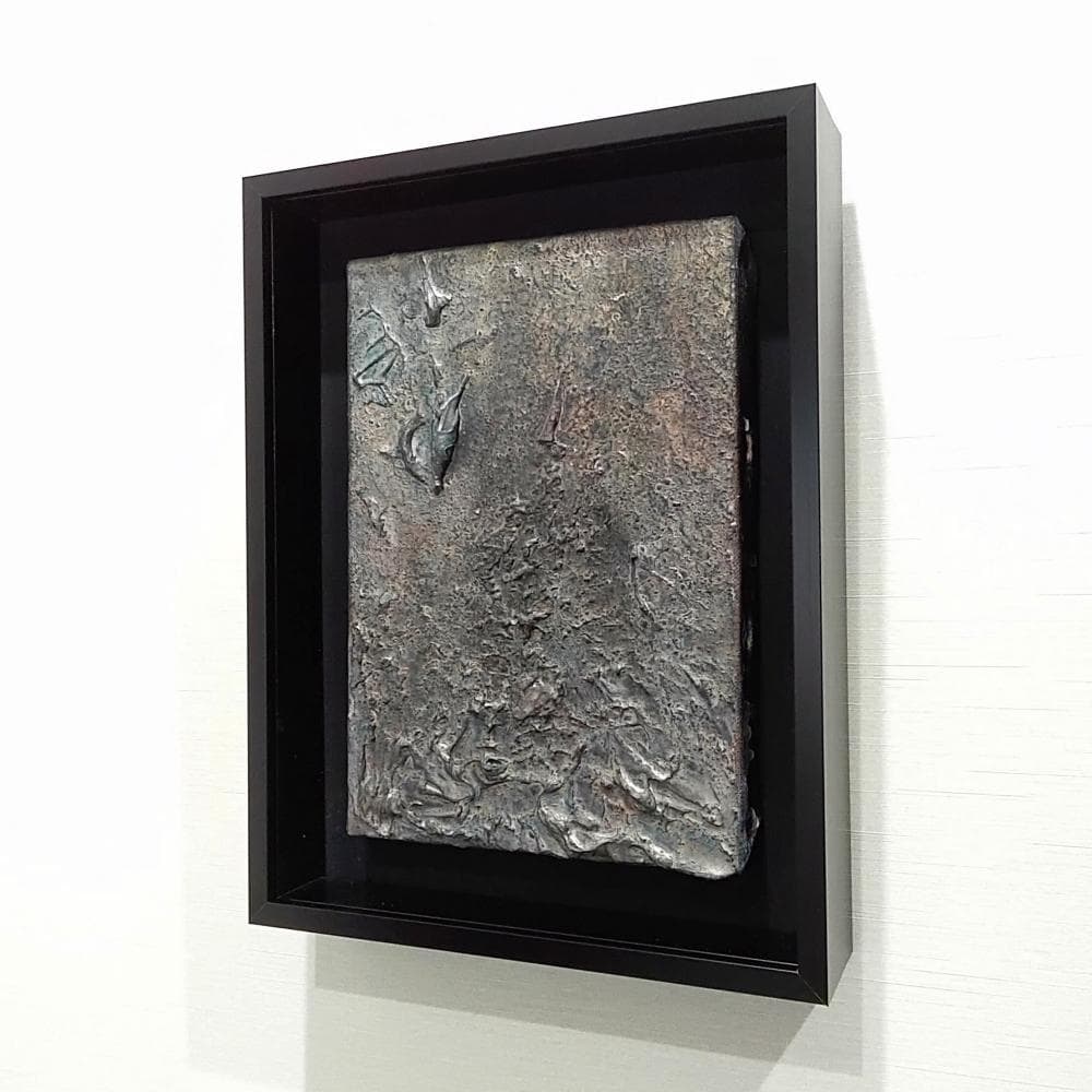 内野隆文　抽象画　アクリル画　サムホール　絵画　現代アート　美術作品　真作