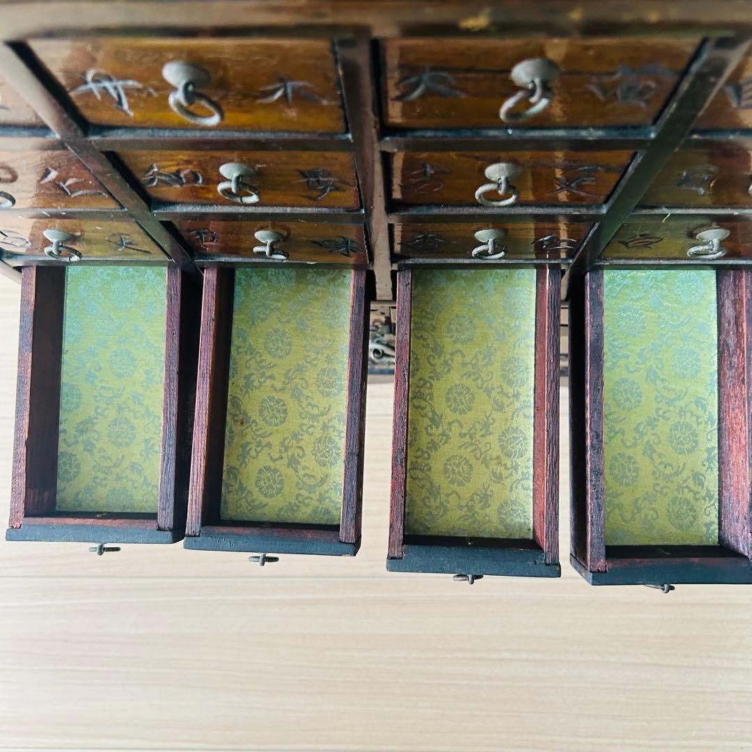 李朝家具 薬箪笥 ヤクジャン ヴィンテージ 家具 4段