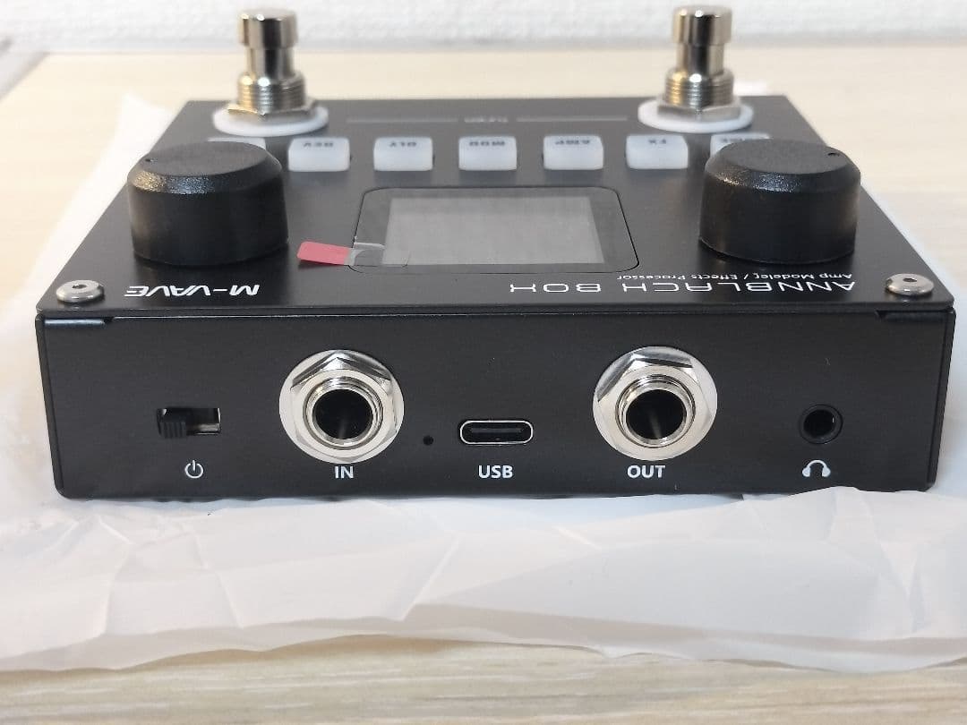 M-VAVE BLACHBOX　ギターマルチエフェクター　アンプシュミレーター