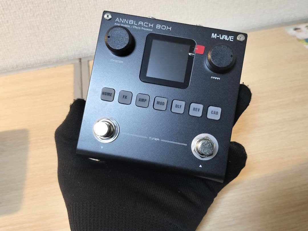 M-VAVE BLACHBOX　ギターマルチエフェクター　アンプシュミレーター