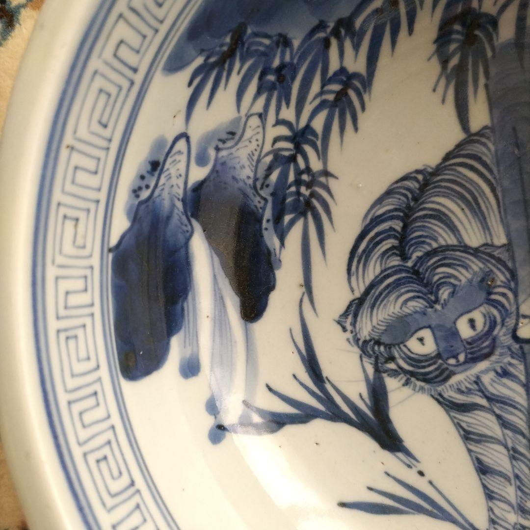古伊万里 江戸期 竹虎 鉢 骨董 アンティーク - メルカリ