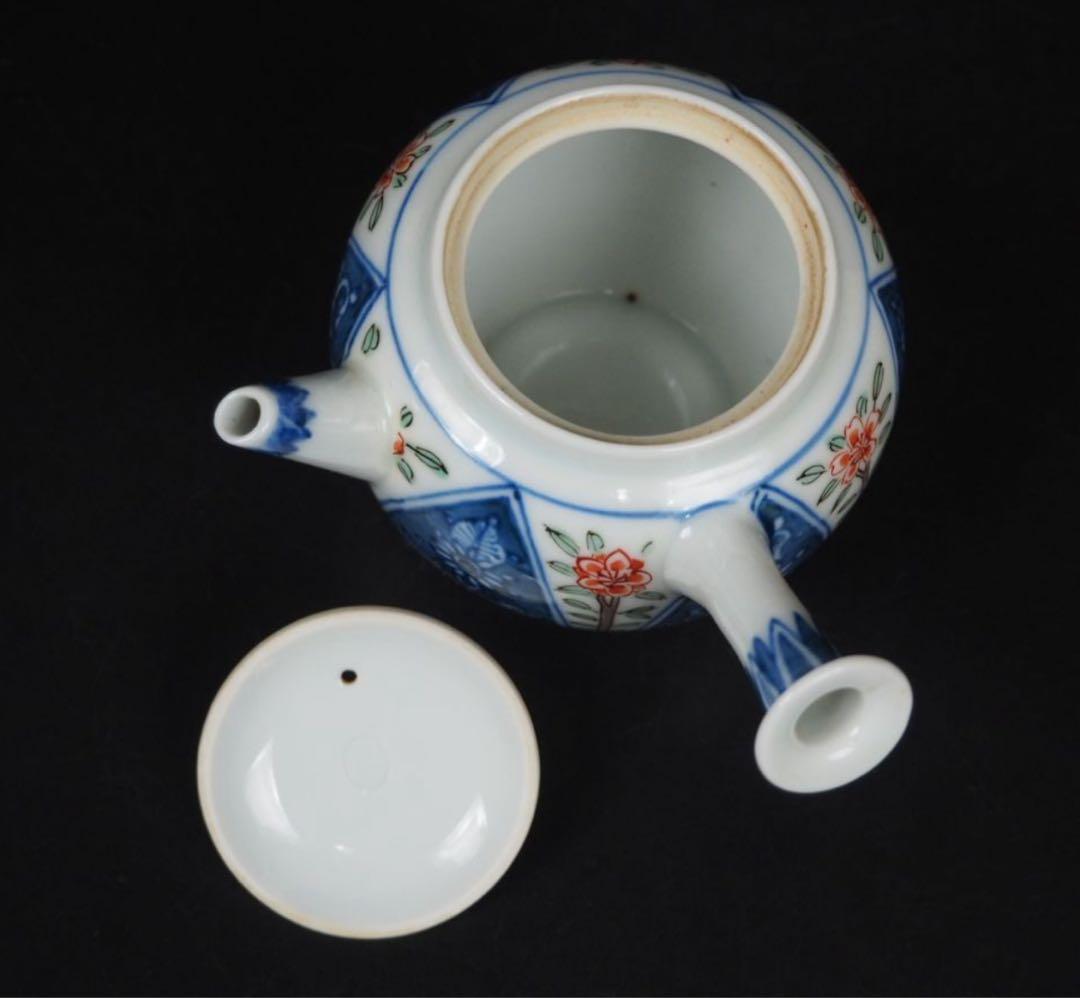 送料無料 大正～昭和前期 京焼 平安清豊造 煎茶器7セット 共箱 煎茶