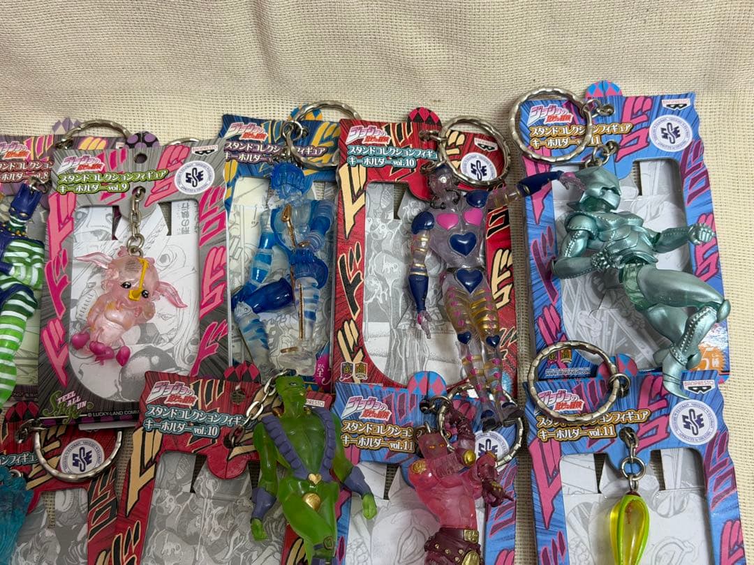 ジョジョの奇妙な冒険 スタンドコレクションキーホルダーなど29種