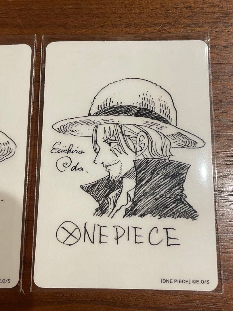 ワンピース ナツコミ 2022 ダブルステッカー 尾田栄一郎 サイン ルフィ