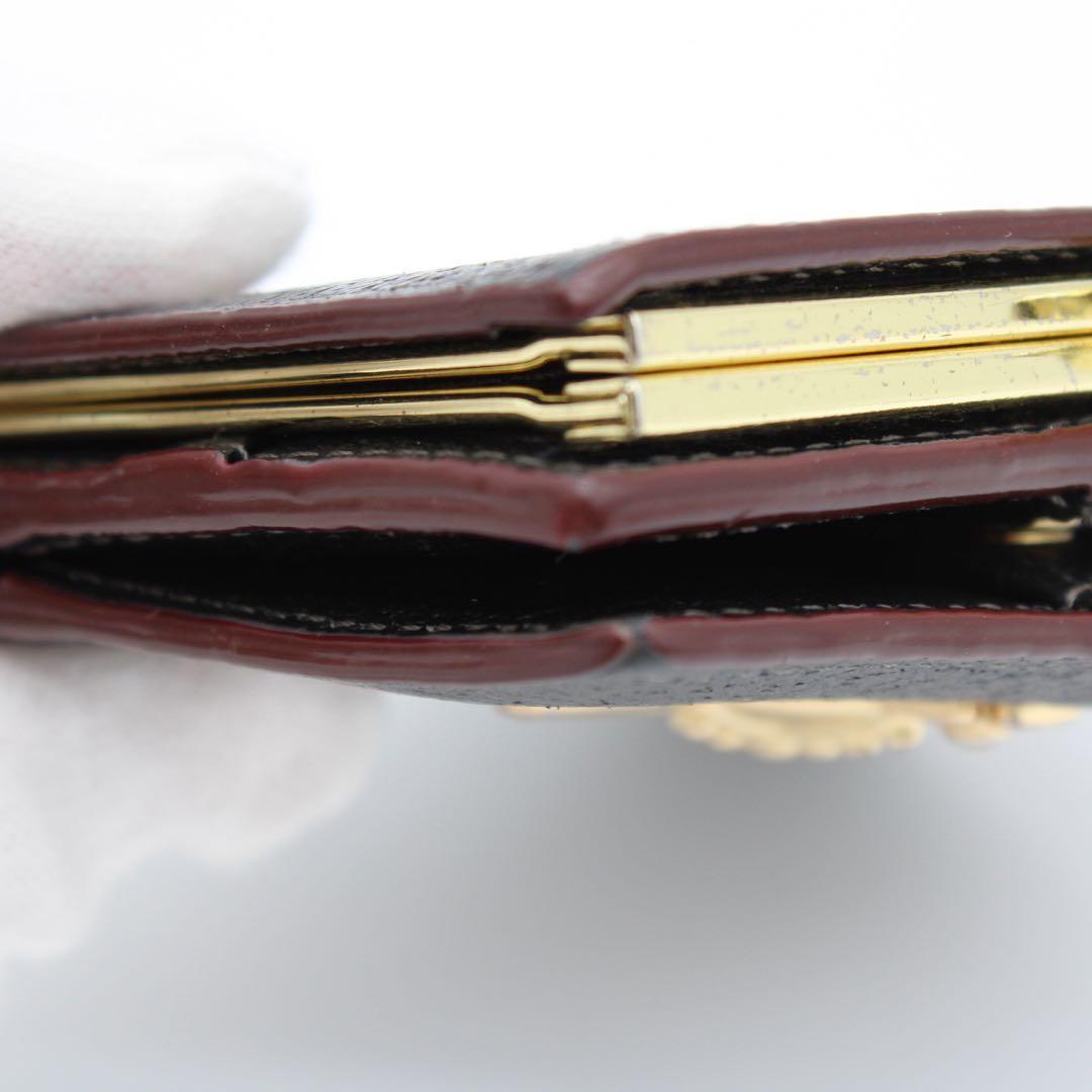 【美品】Vivienne 二つ折り財布 がま口 EXECUTIVE ブラック