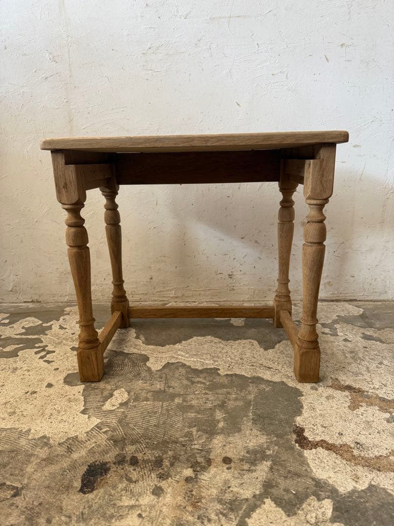 ビンテージ サイドテーブル ベッドサイドテーブル 大 剥離 - メルカリ