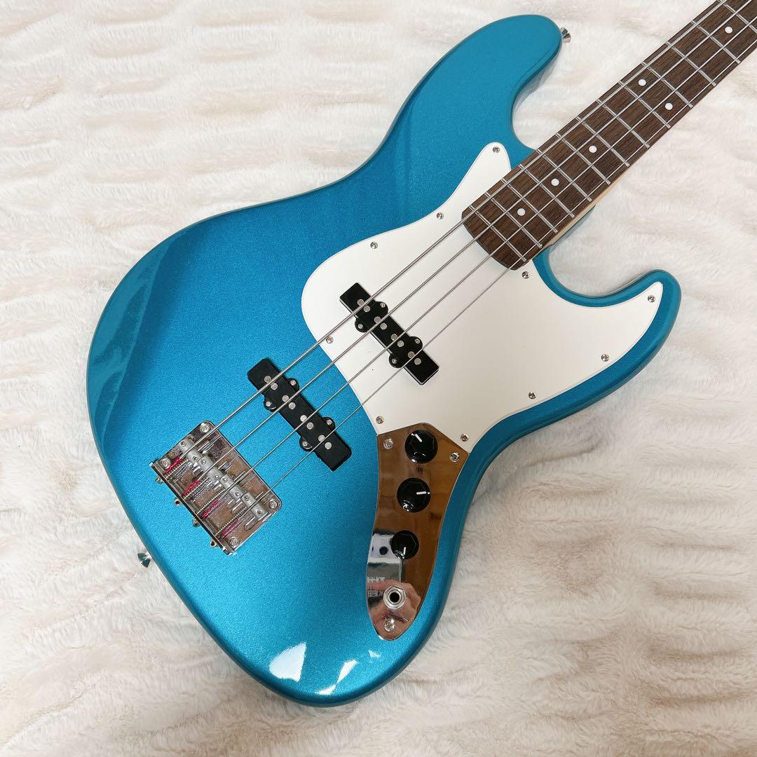 美品 BUSKER'S ジャズベース JAZZ BASS 売れ筋 ブルー バスカーズ