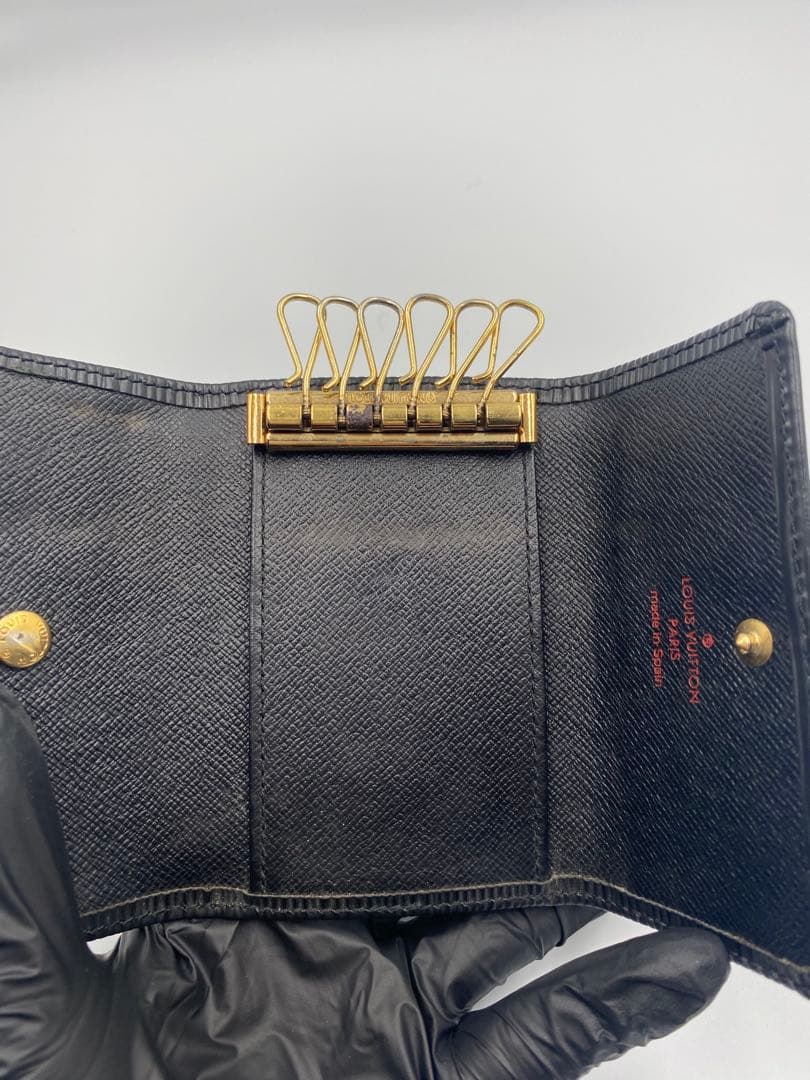 LOUIS VUITTON】 エピ 6連 キーケース ブラック - メルカリ