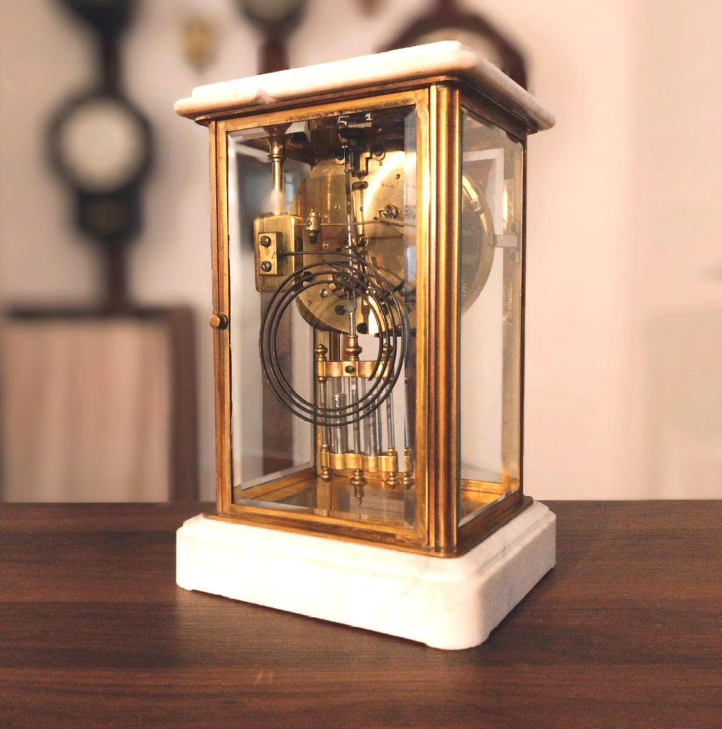 置時計振り子精工舎ゼンマイアンティークユンハンス昭和レトロ和ガラス