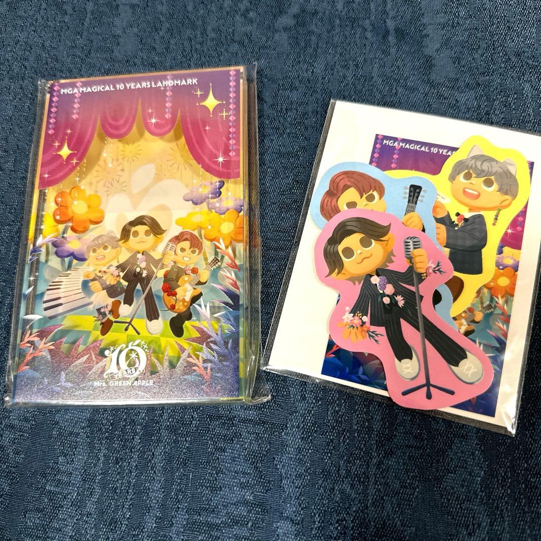 Mrs. GREEN APPLE アクリルブロック、ステッカーセット - メルカリ