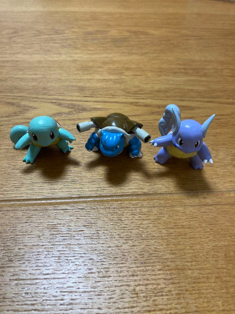カメックス　カメール　ゼニガメ　ポケモン フィギュア 3体セット　モンコレ