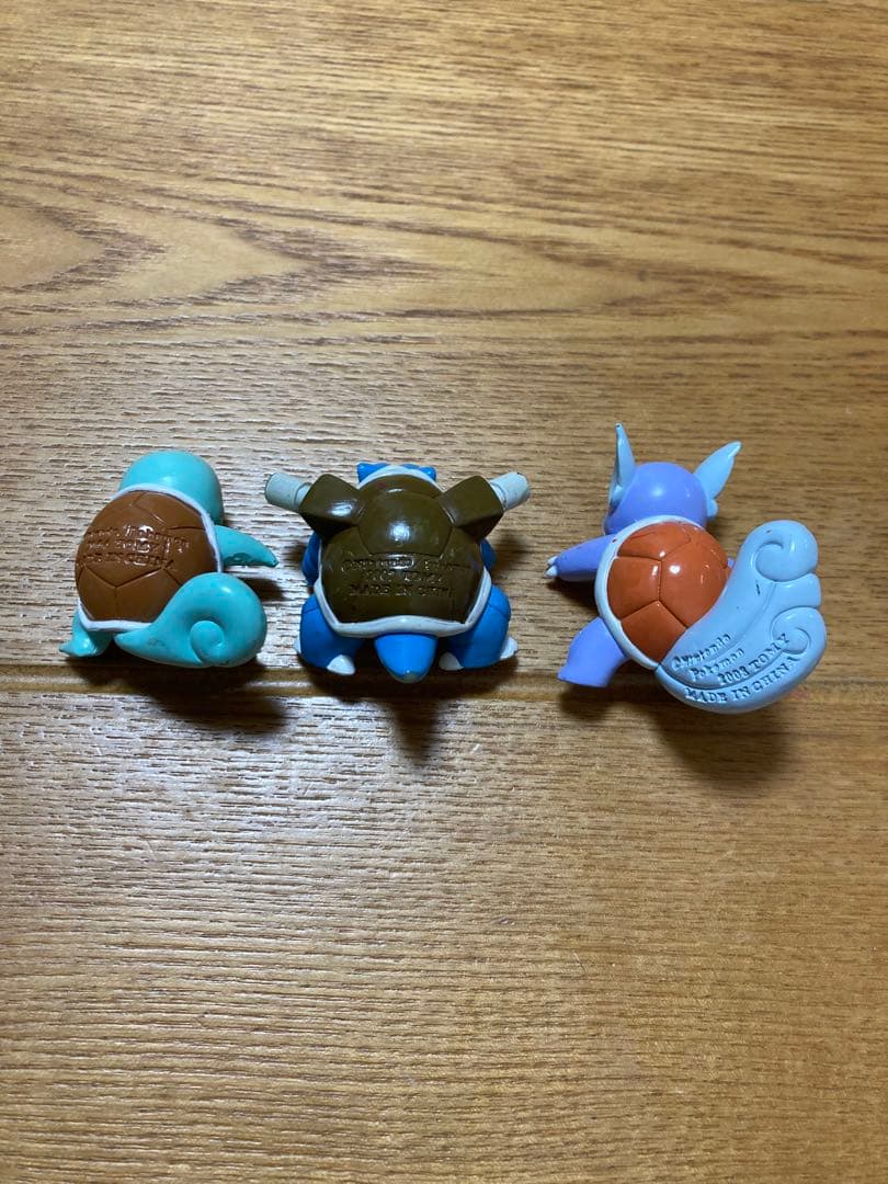 カメックス　カメール　ゼニガメ　ポケモン フィギュア 3体セット　モンコレ